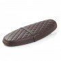Quilted Bench Seat Brown